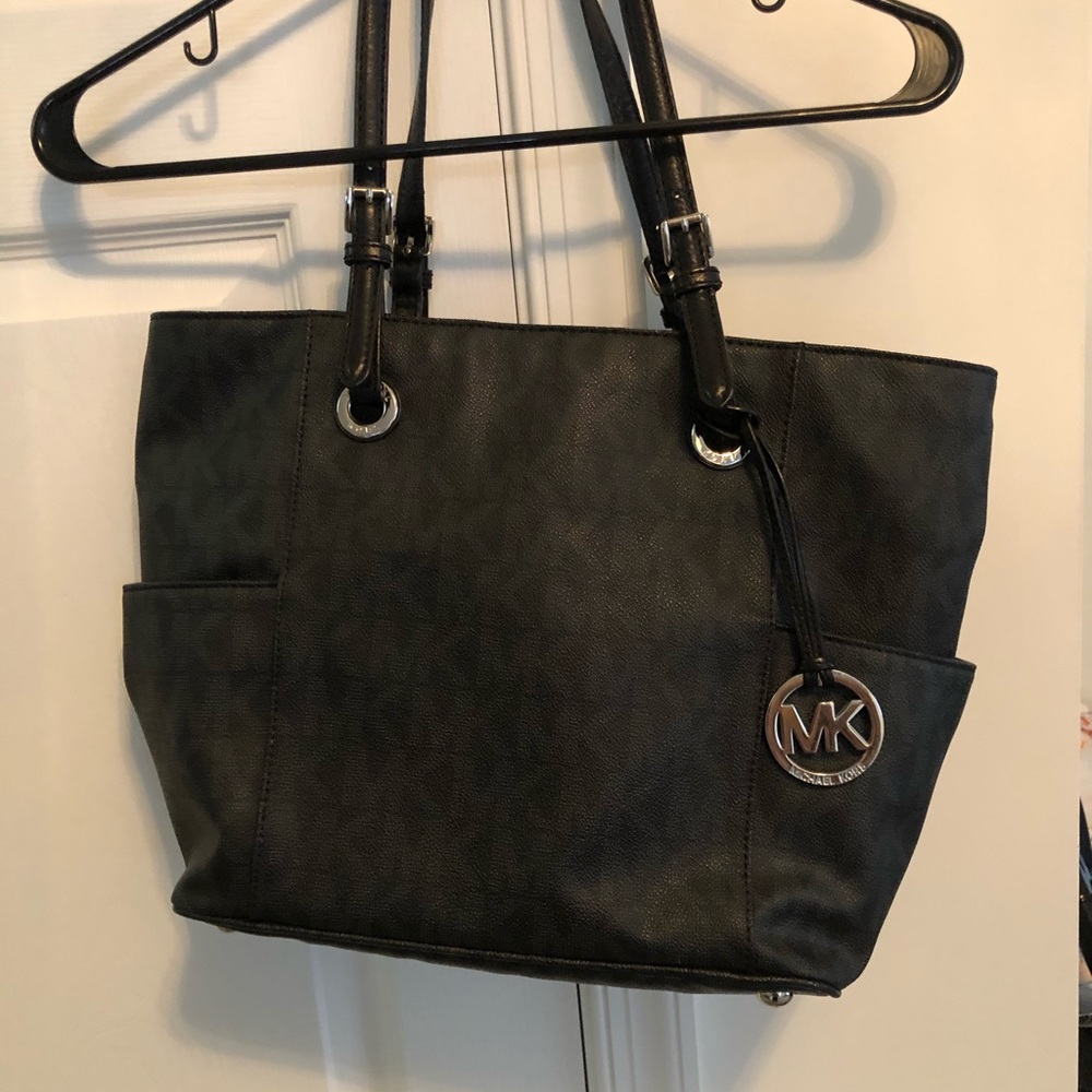 Authentic Michael Kors Black Monogram Bag